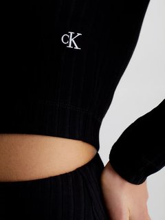 Luxusní Rib Zip mikina, Černá barva, XS, S, M