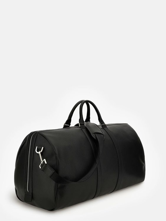 Certosa Saffiano cestovní taška – GUESS, Černá barva Muži