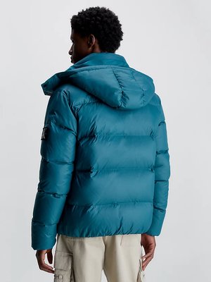 Essentials Down Jack bunda – Calvin Klein Jeans, Modrá barva Muži