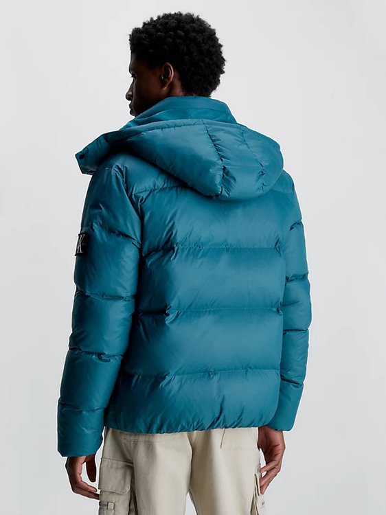 Essentials Down Jack bunda – Calvin Klein Jeans, Modrá barva Muži
