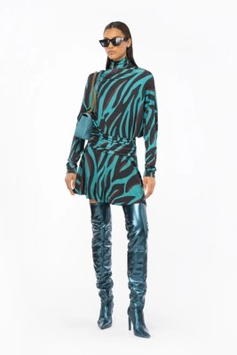 Atom šaty – Pinko, Modrá barva Ženy