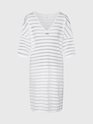 Calvin Klein Swimwear – CK Premium Lifestyle šaty, Bílá barva