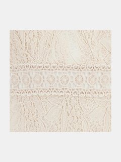 Lace Long Clio šaty Béžová barva Ženy