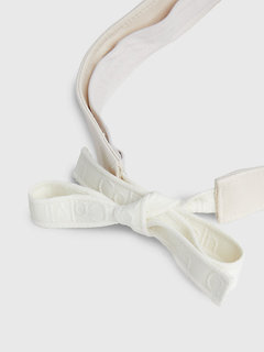 Luxusní Logo Strap kšilt, Bílá barva, OS