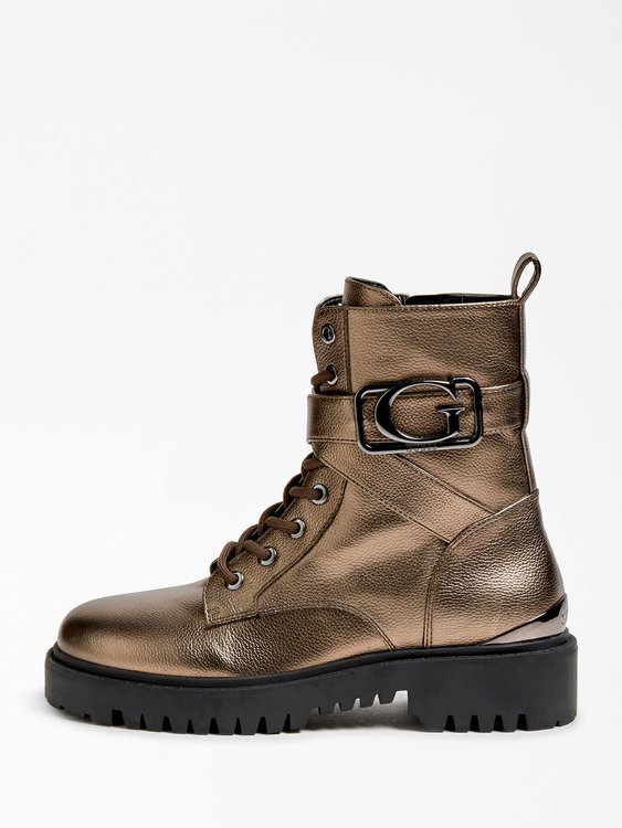 Orana kotníkové boty – Guess, Bronzová barva Ženy, Ženy