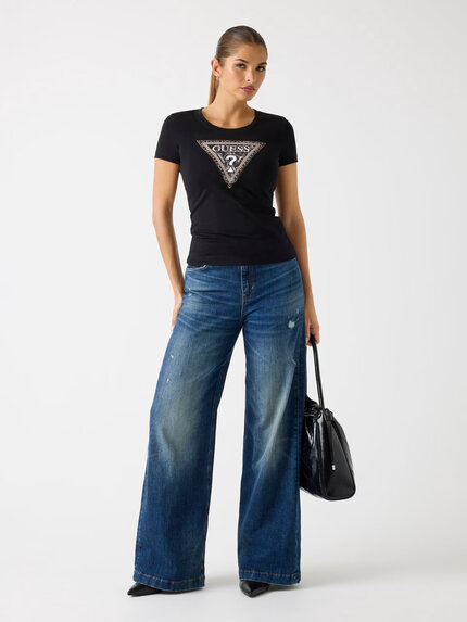 Módní W5BI15J1314-JBLK TRIKO S/S, Černá barva, 2025