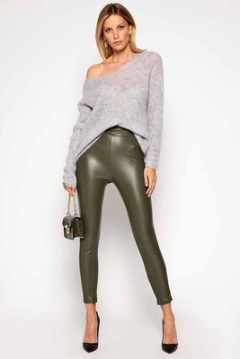 Priscilla legíny Khaki barva Ženy