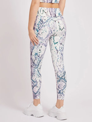 Luxusní Collyn legíny, Bílá, Fialová barva, XS, S, M