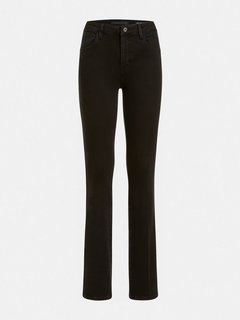 Sexy Straight jeany Černá barva Ženy