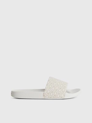 Pool Slide pantofle – Calvin Klein Jeans, Bílá barva Ženy