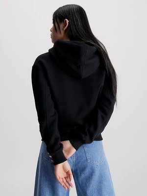 Embroidery mikina – Calvin Klein Jeans, Černá barva Ženy