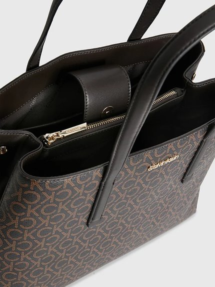 Módní CK Must Tote kabelka, Černá barva, 2023