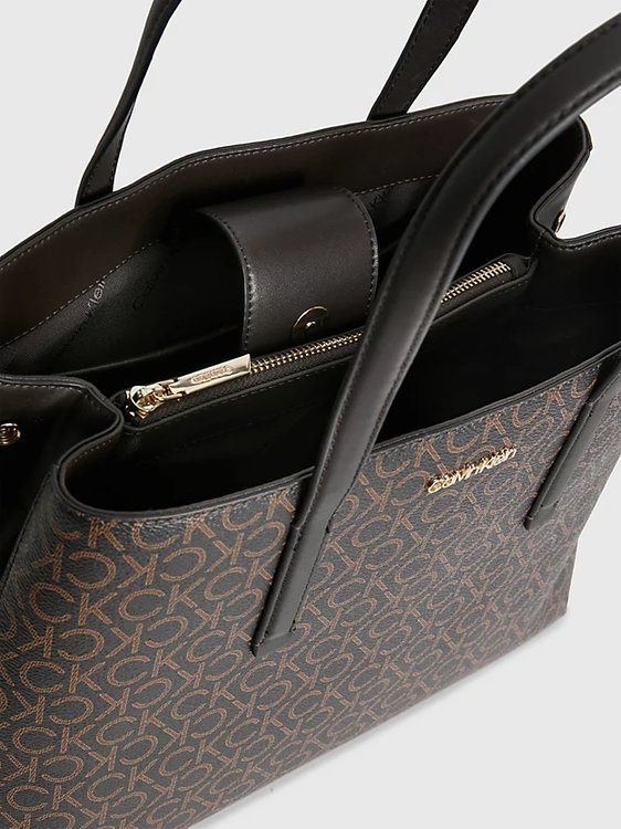 Módní CK Must Tote kabelka, Černá barva, 2023