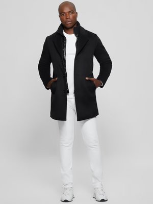 GUESS – Removable Bib kabát, Černá barva