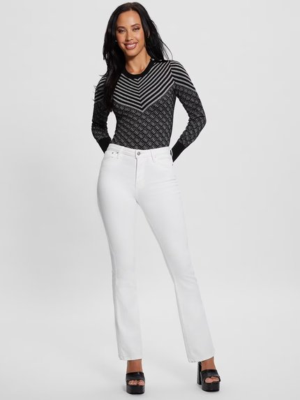 Módní Renee svetr, Černá, Šedá barva, 2023