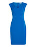 Scuba Crepe V Neck šaty
