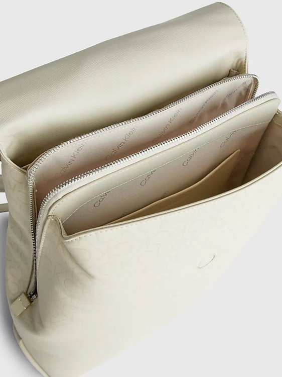 Logo Flap batoh Krémová barva Ženy