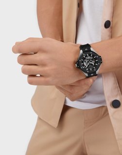 $KELETON ROYAL hodinky Černá, Stříbrná barva Muži