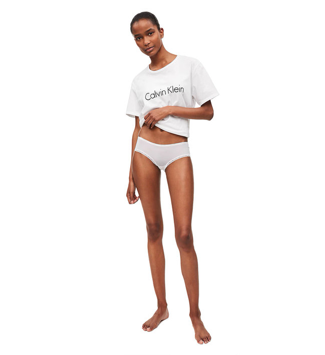 Calvin Klein Underwear – Kalhotky Bottoms Up, Bílá barva