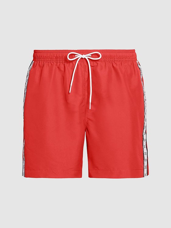 Calvin Klein Swimwear – Mono plavky, Červená barva