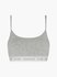 Calvin Klein Underwear – Bralette podprsenka, Šedá barva