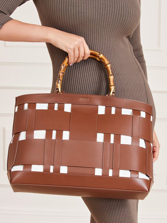 Luxusní Aida kabelka, Hnědá barva, T/U