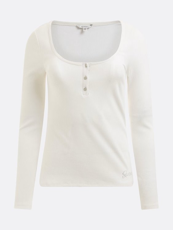 Luxusní Karlee top, Bílá barva, XS, S, M, L