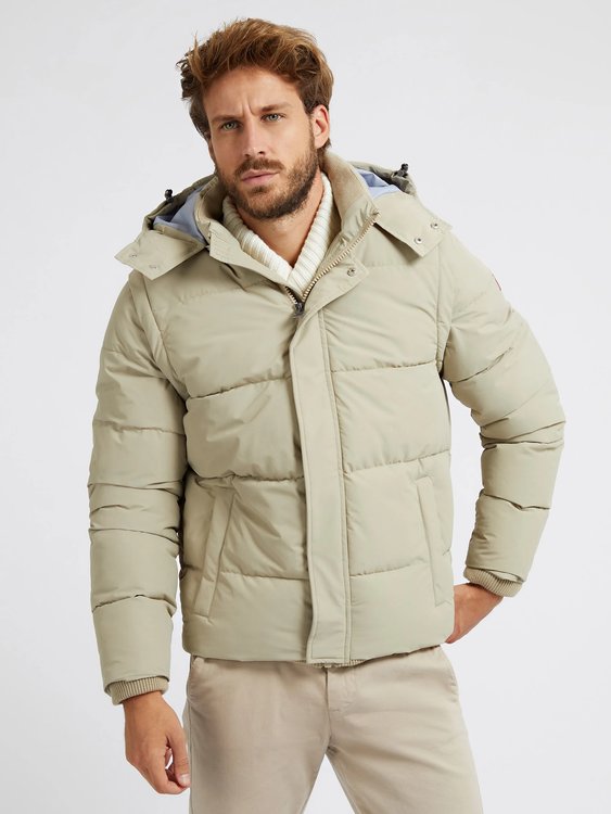 Guess – Puffa bunda, Béžová barva