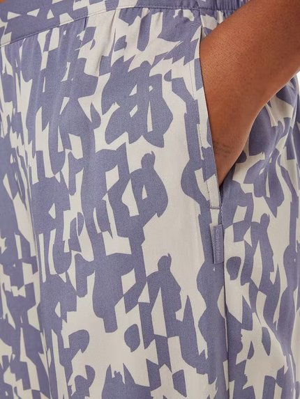 Luxusní Wovens kalhoty, Fialová barva, XS, S, L, XL