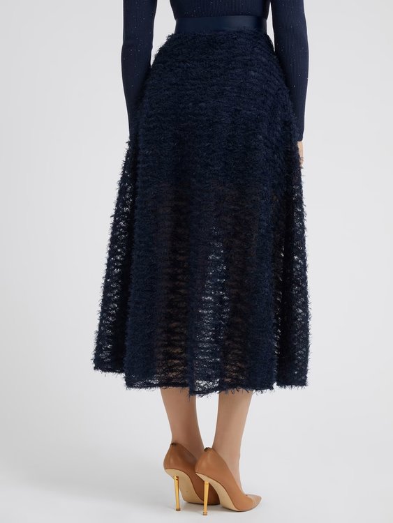 Eleonor sukně – GUESS, Modrá, Navy barva Ženy