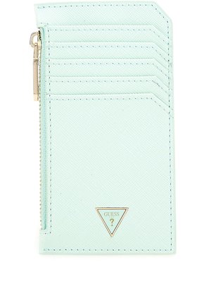 GUESS – Saffiano pouzdro na karty, Zelená barva