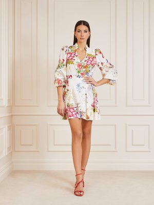 Marciano – Glorious Garden šaty, Bílá, Multi barva