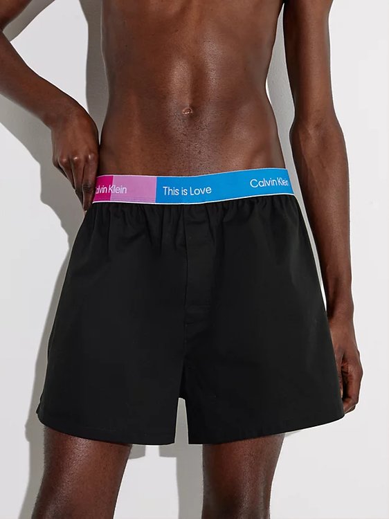 Pride trenky – Calvin Klein Underwear, Černá barva Muži