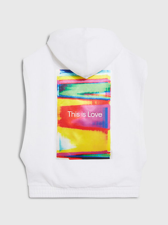 Pride mikina – Calvin Klein Jeans, Bílá barva Muži 1