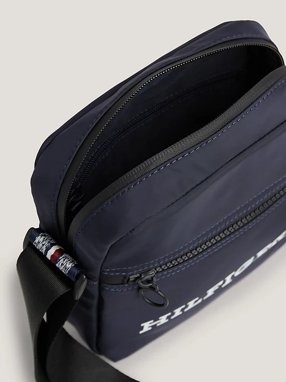 Módní Mini Report crossbody, Navy barva, 2023