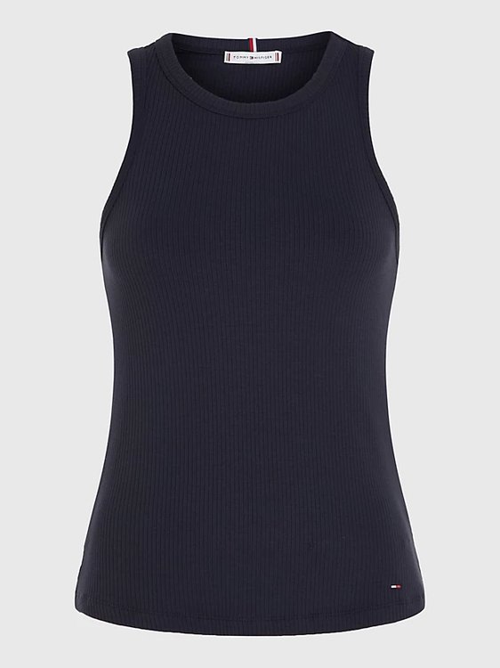 Navy barva, Slim Rib Tank top