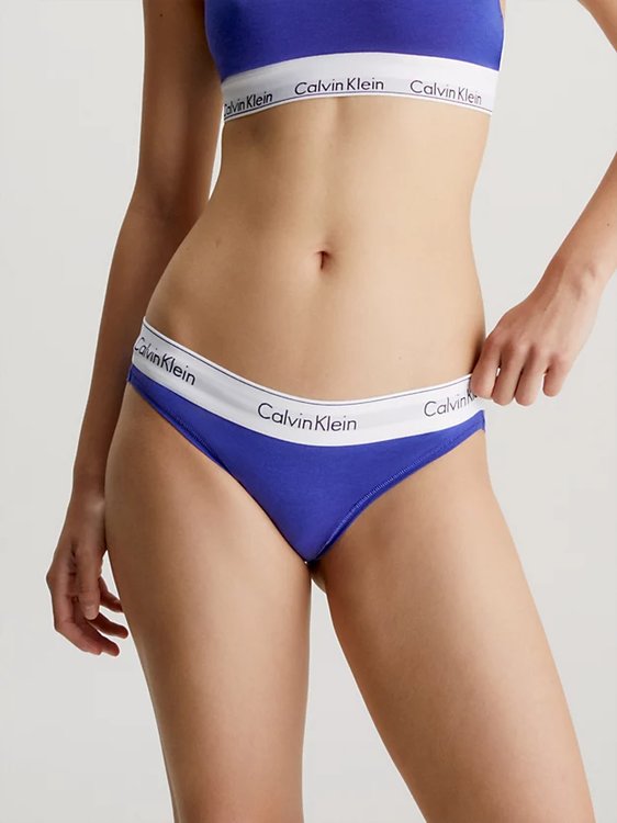 Modern Cotton bikiny – Calvin Klein Underwear, Modrá barva Ženy
