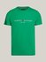 Tommy Logo triko Zelená barva Muži