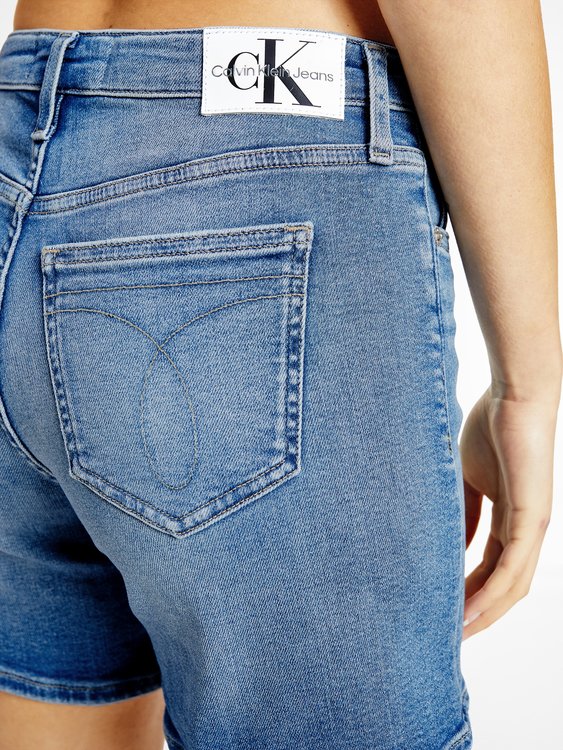 Denim kraťasy – Calvin Klein Jeans, Modrá barva Ženy, Ženy 1