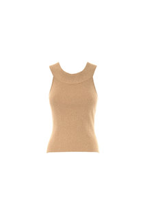 Luxusní Masser svetr, Zlatá barva, XS