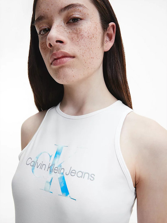 Calvin Klein Jeans, Bílá barva Aqua top