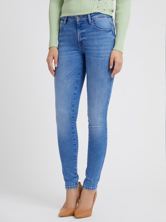 GUESS – Sexy Curve jeany, Modrá barva