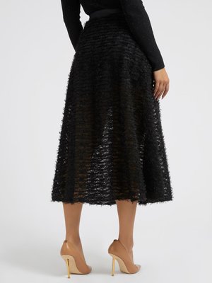 Eleonor sukně – GUESS, Černá barva Ženy