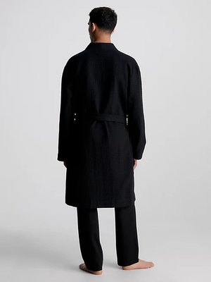 Waffle Robe župan – Calvin Klein Underwear, Černá barva Muži