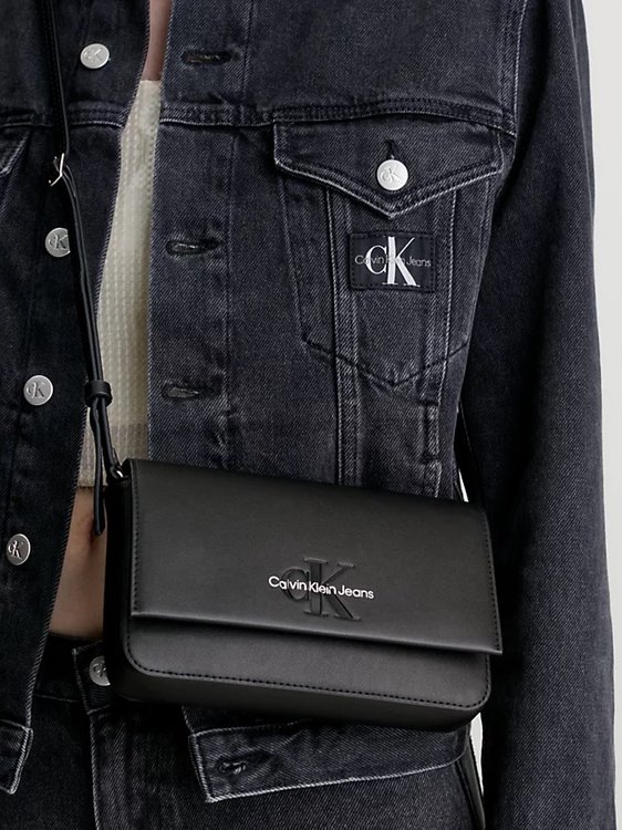 Luxusní Sculpted peněženka, Černá barva, OS