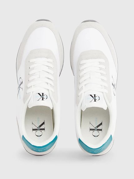 Módní Retro Runner tenisky, Bílá barva, 2024