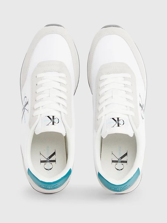 Módní Retro Runner tenisky, Bílá barva, 2024