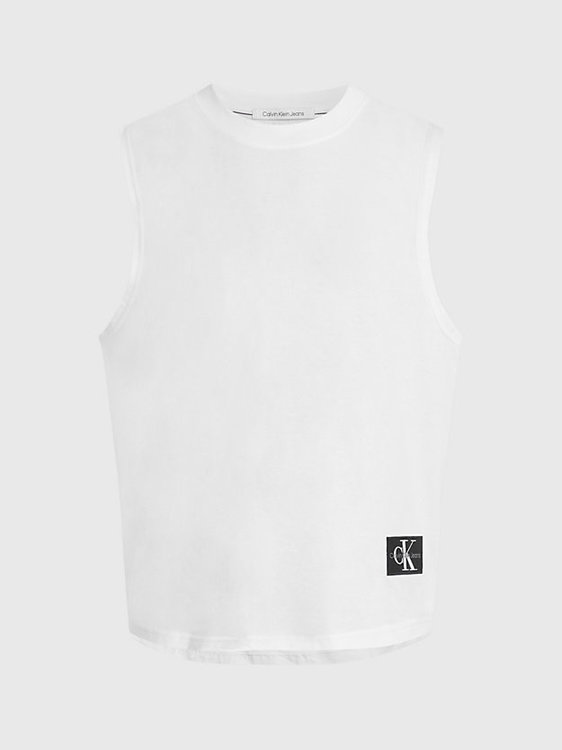 Monologo Badge top Bílá barva Muži