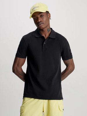 Calvin Klein Jeans – Badge polo, Černá barva