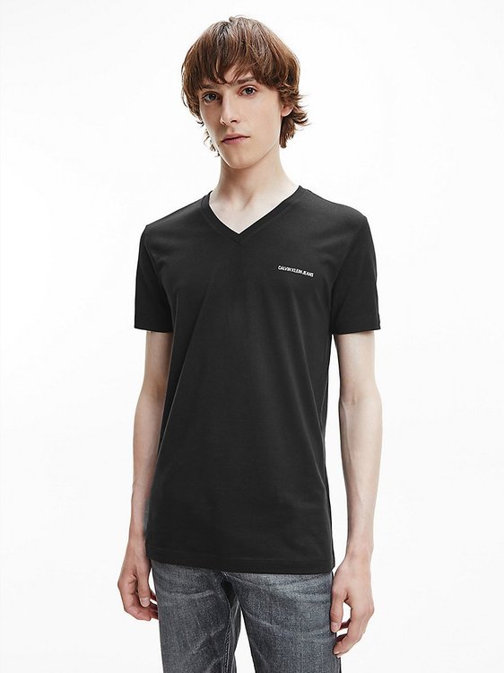 Calvin Klein Jeans – Triko, Černá barva